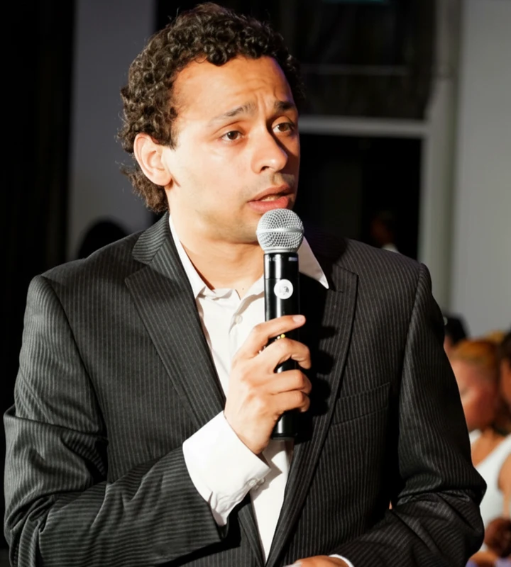 Bruno Monteiro lors d’une prise de parole